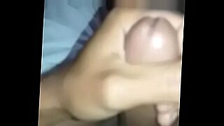 masturbating with found massage filled used condom