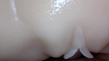 close up pulsing creampie