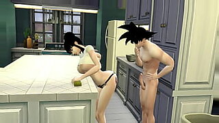 mother seduces not her son in kitchen