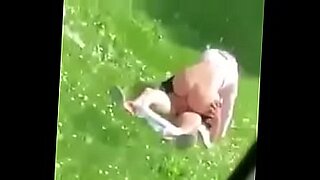 russian cutie masha sucks big cock right in the park