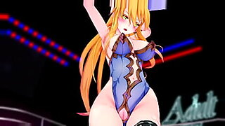 beatrix in bunny outfit stripping with a pole