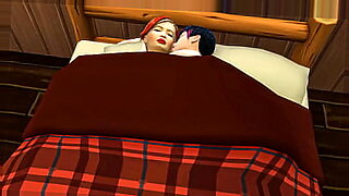 mom and son share ing bed