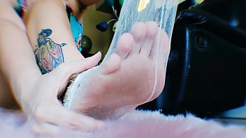 foot worship lesbians spit filled