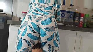 big tits mom fucks son kitchen