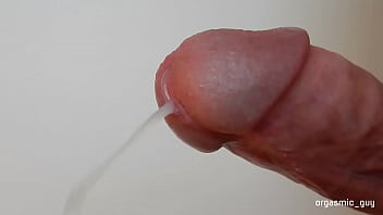 big hairy cock close dripping cum