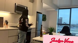 russian mom fucling son in the kitchen