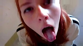 dad caught daughter masterbaiting in shower and fucled