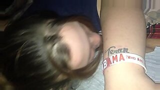 horny skank sucks her hard dick in her own emo fashion