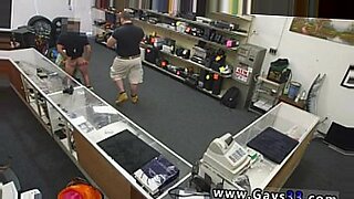 slutty customer fucked with fake driver at the pawnshop