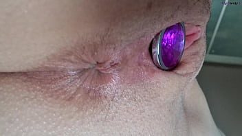 close up pulsing creampie