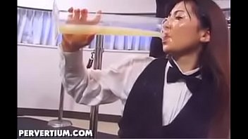 watch me drink a glass full of cum