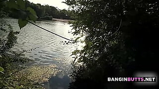 indian bathing in pond river or lake