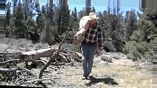 tied slave walks on knotted rope