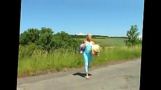 cute gymnast girl performs