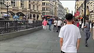 woman walking to the park while using a vibrating egg